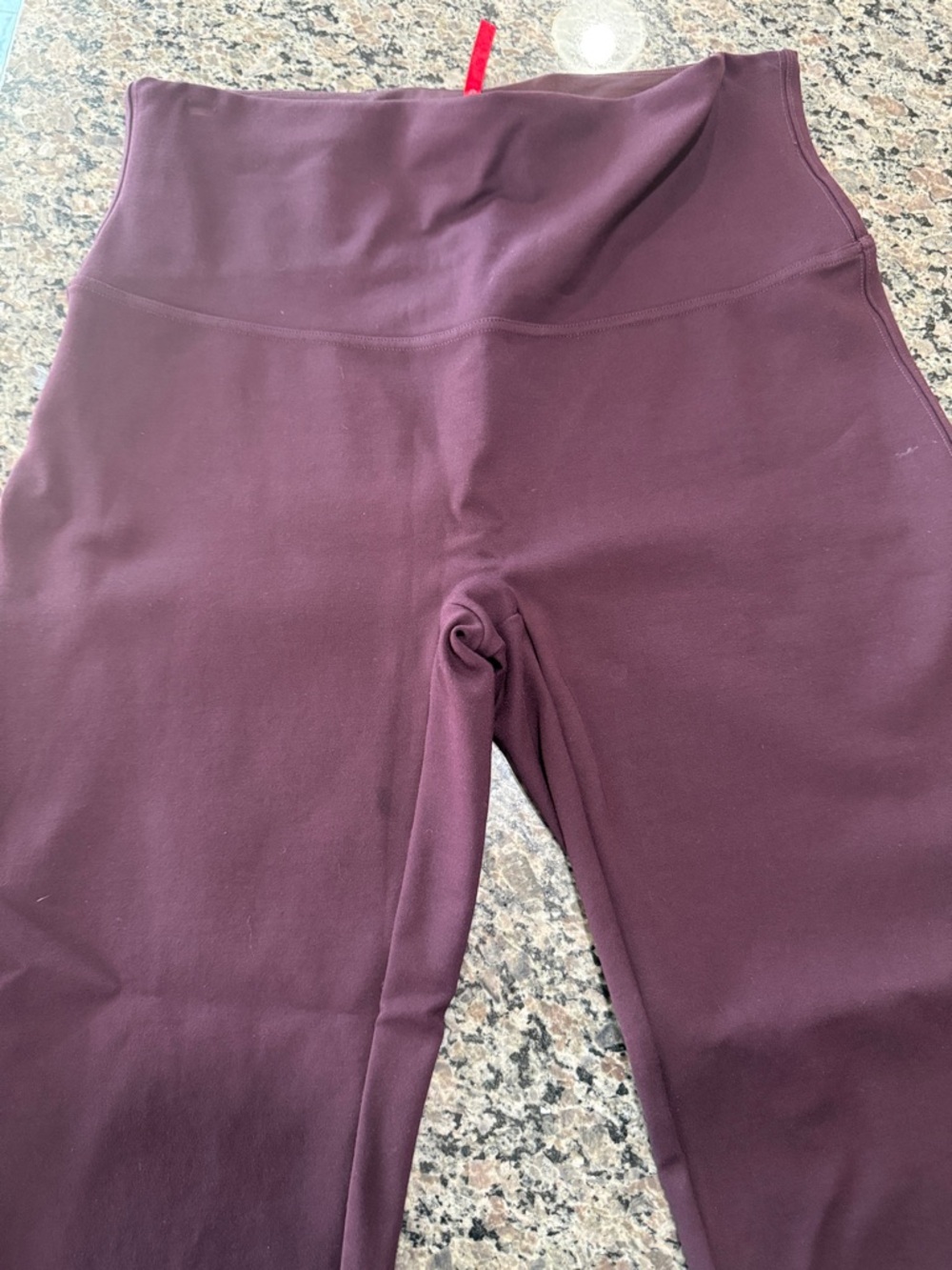 SPANX High-Rise Leggings in Plum